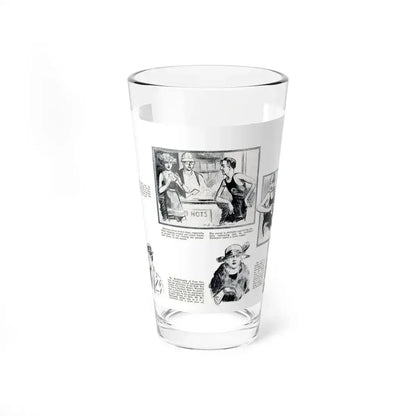 At Crystal Pier - Seen by Screenland's Artist, Screenland, August 1923 (Magazine Illustration) Pint Glass 16oz 16oz - Go Mug Yourself