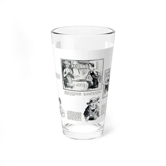 At Crystal Pier - Seen by Screenland's Artist, Screenland, August 1923 (Magazine Illustration) Pint Glass 16oz 16oz - Go Mug Yourself