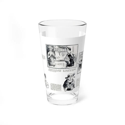 At Crystal Pier - Seen by Screenland's Artist, Screenland, August 1923 (Magazine Illustration) Pint Glass 16oz-16oz-Go Mug Yourself