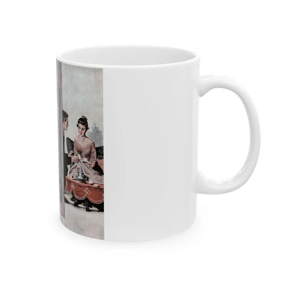 At First Sight, Cosmopolitan, April 1957 - White Coffee Mug-Go Mug Yourself