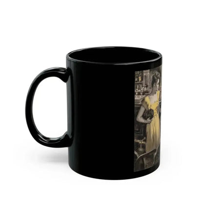 At His Best- and Worst, Redbook Magazine story illustration, December 1946 - Black Coffee Mug - Go Mug Yourself