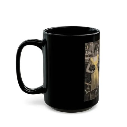 At His Best- and Worst, Redbook Magazine story illustration, December 1946 - Black Coffee Mug - Go Mug Yourself