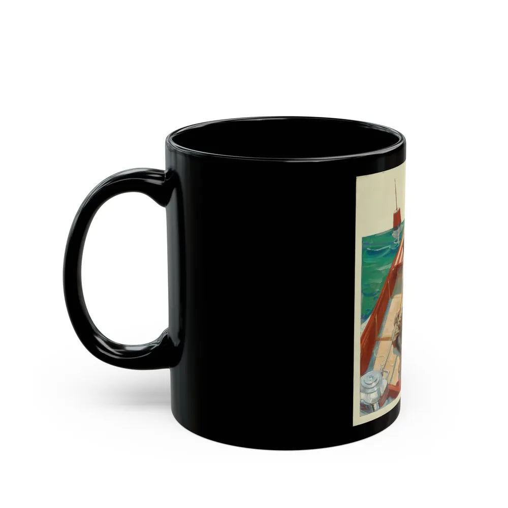 At Sea - Black Coffee Mug-Go Mug Yourself