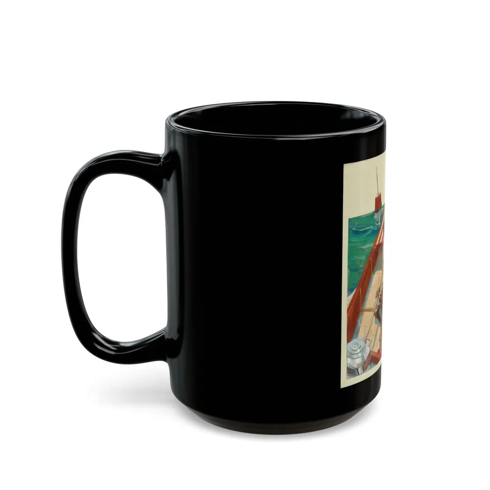 At Sea - Black Coffee Mug-Go Mug Yourself