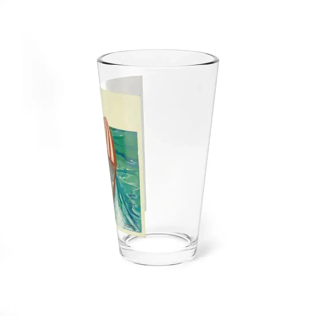 At Sea (Magazine Illustration) Pint Glass 16oz - Go Mug Yourself