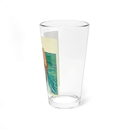 At Sea (Magazine Illustration) Pint Glass 16oz - Go Mug Yourself
