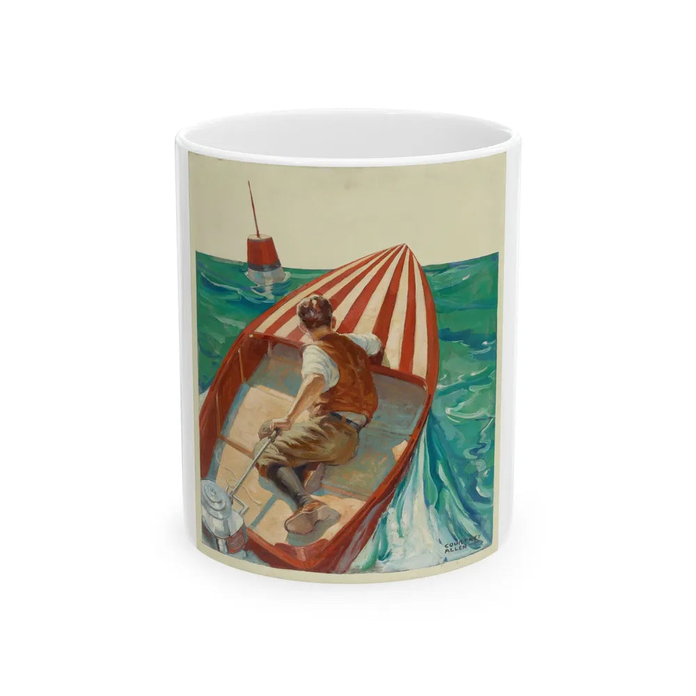 At Sea - White Coffee Mug-11oz-Go Mug Yourself