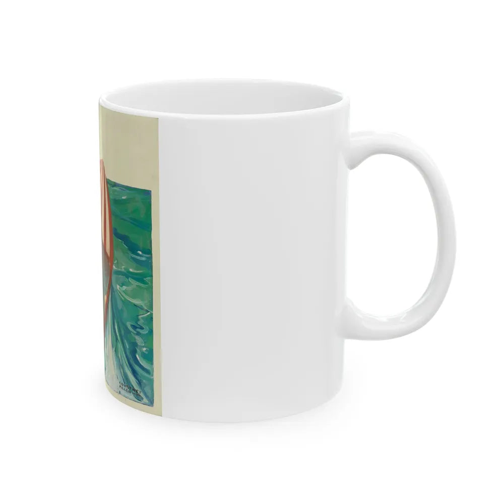 At Sea - White Coffee Mug-Go Mug Yourself