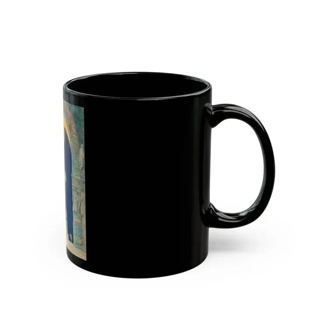 At the Ball, probable interior illustration - Black Coffee Mug - Go Mug Yourself