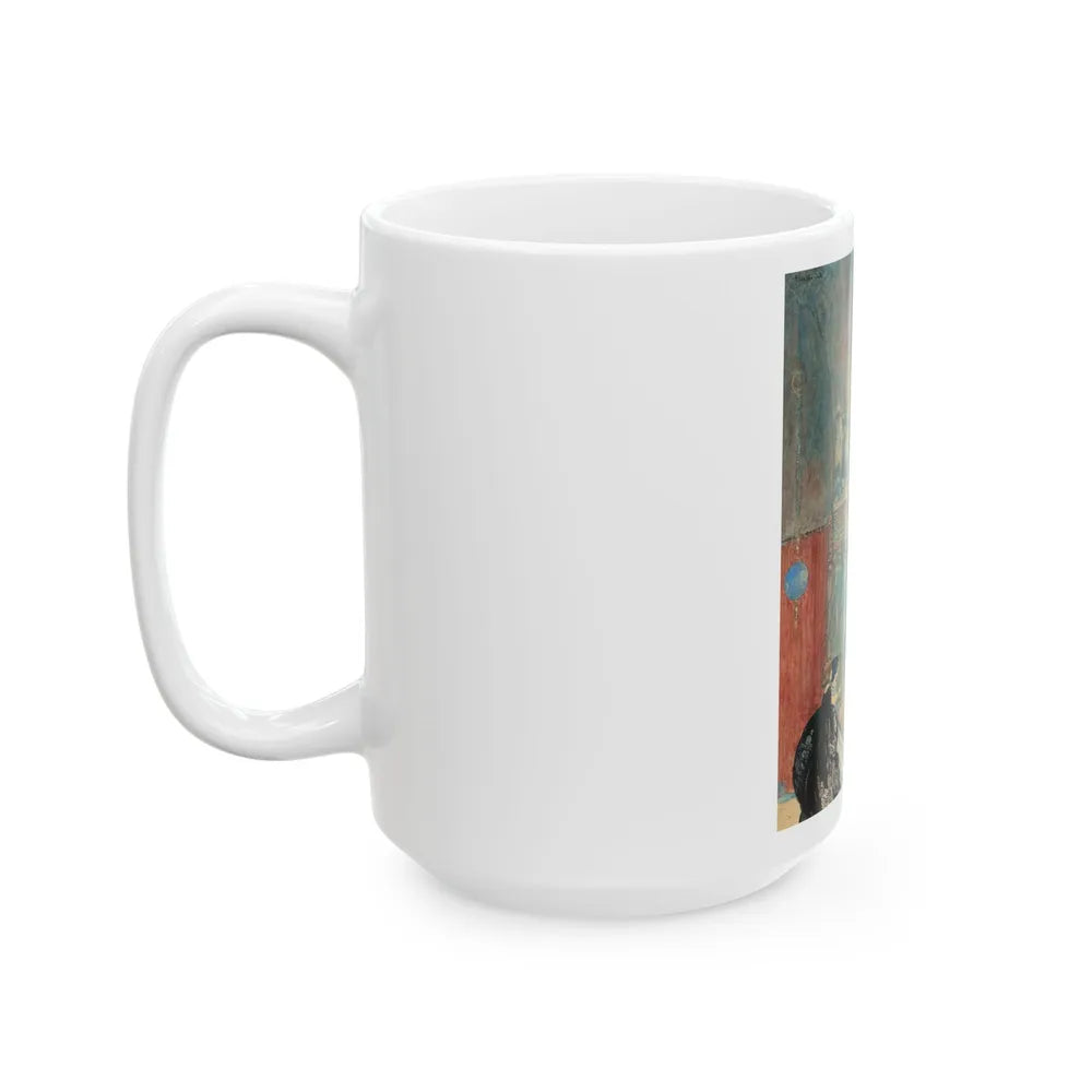 At the Ball, probable interior illustration - White Coffee Mug-Go Mug Yourself