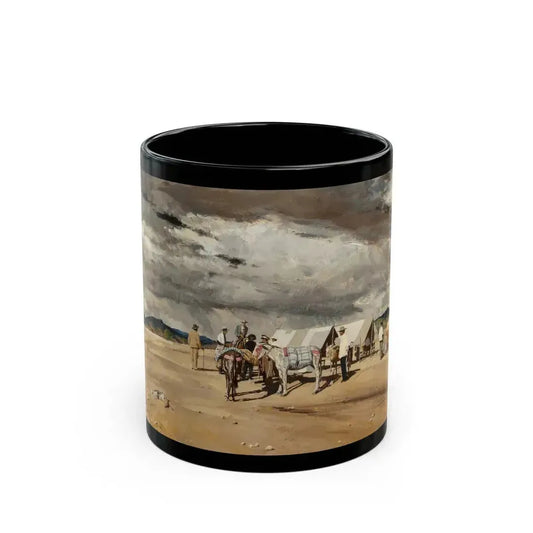 At the Camp - Black Coffee Mug 11oz - Go Mug Yourself