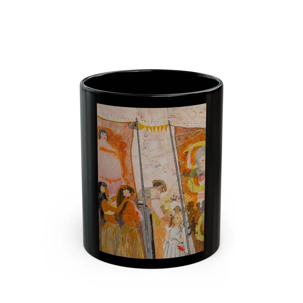 At the Circus - Black Coffee Mug-11oz-Go Mug Yourself