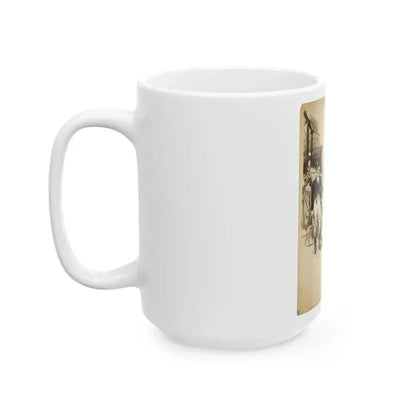 At the Circus Illustration - White Coffee Mug - Go Mug Yourself