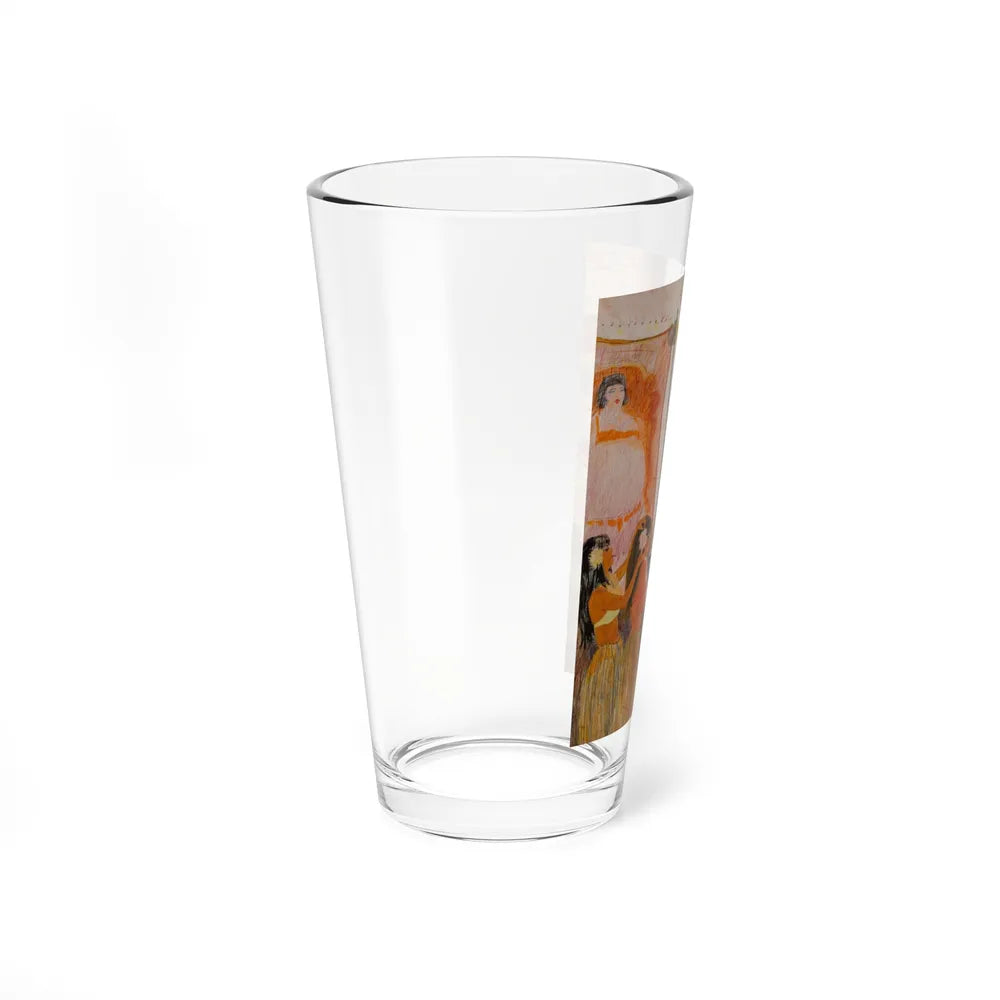 At the Circus (Magazine Illustration) Pint Glass 16oz-Go Mug Yourself