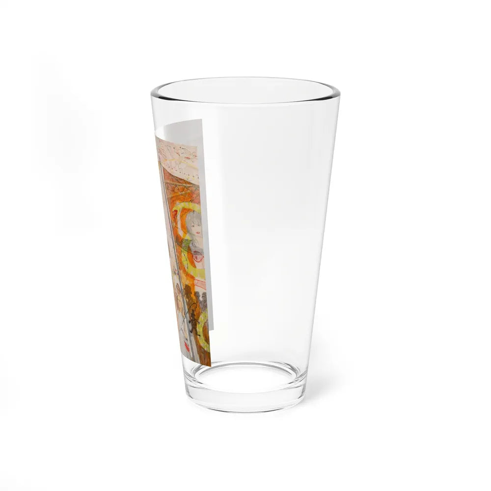 At the Circus (Magazine Illustration) Pint Glass 16oz-Go Mug Yourself