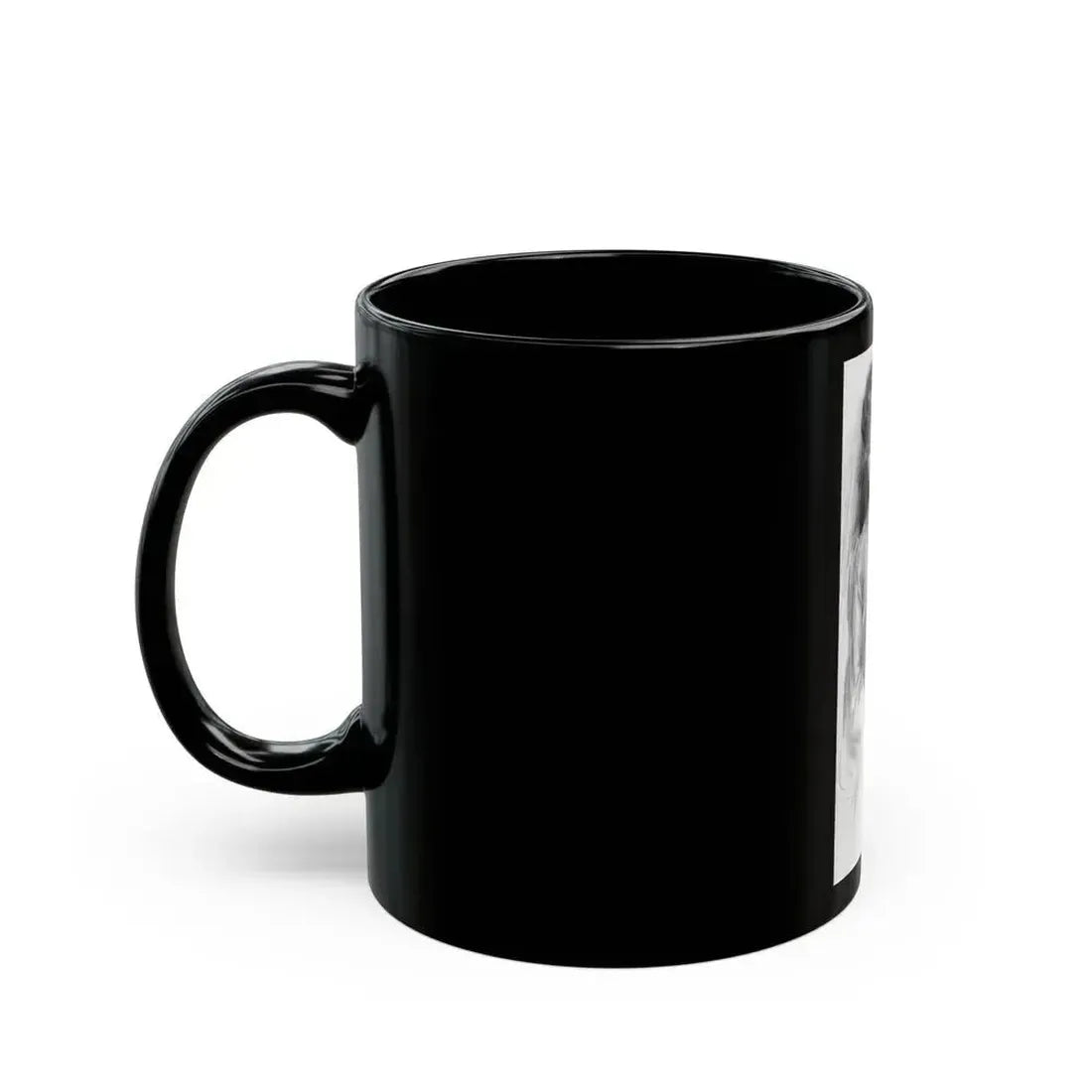 At the Doorway, Saturday Evening Post interior, 1903 - Black Coffee Mug - Go Mug Yourself
