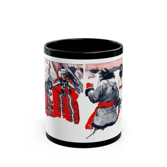At the End of the Trail, The American Boy, August 1932 - Black Coffee Mug 11oz - Go Mug Yourself