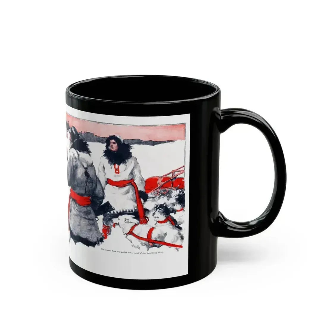 At the End of the Trail, The American Boy, August 1932 - Black Coffee Mug - Go Mug Yourself