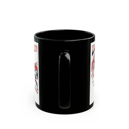 At the End of the Trail, The American Boy, August 1932 - Black Coffee Mug - Go Mug Yourself