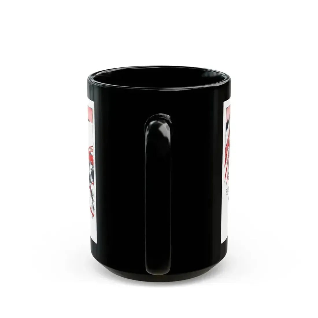At the End of the Trail, The American Boy, August 1932 - Black Coffee Mug - Go Mug Yourself