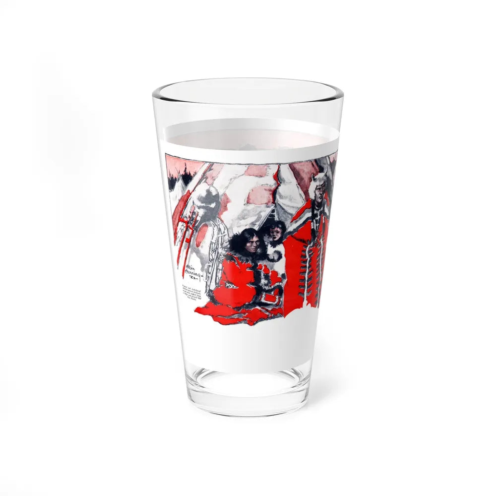 At the End of the Trail, The American Boy, August 1932 (Magazine Illustration) Pint Glass 16oz-Go Mug Yourself