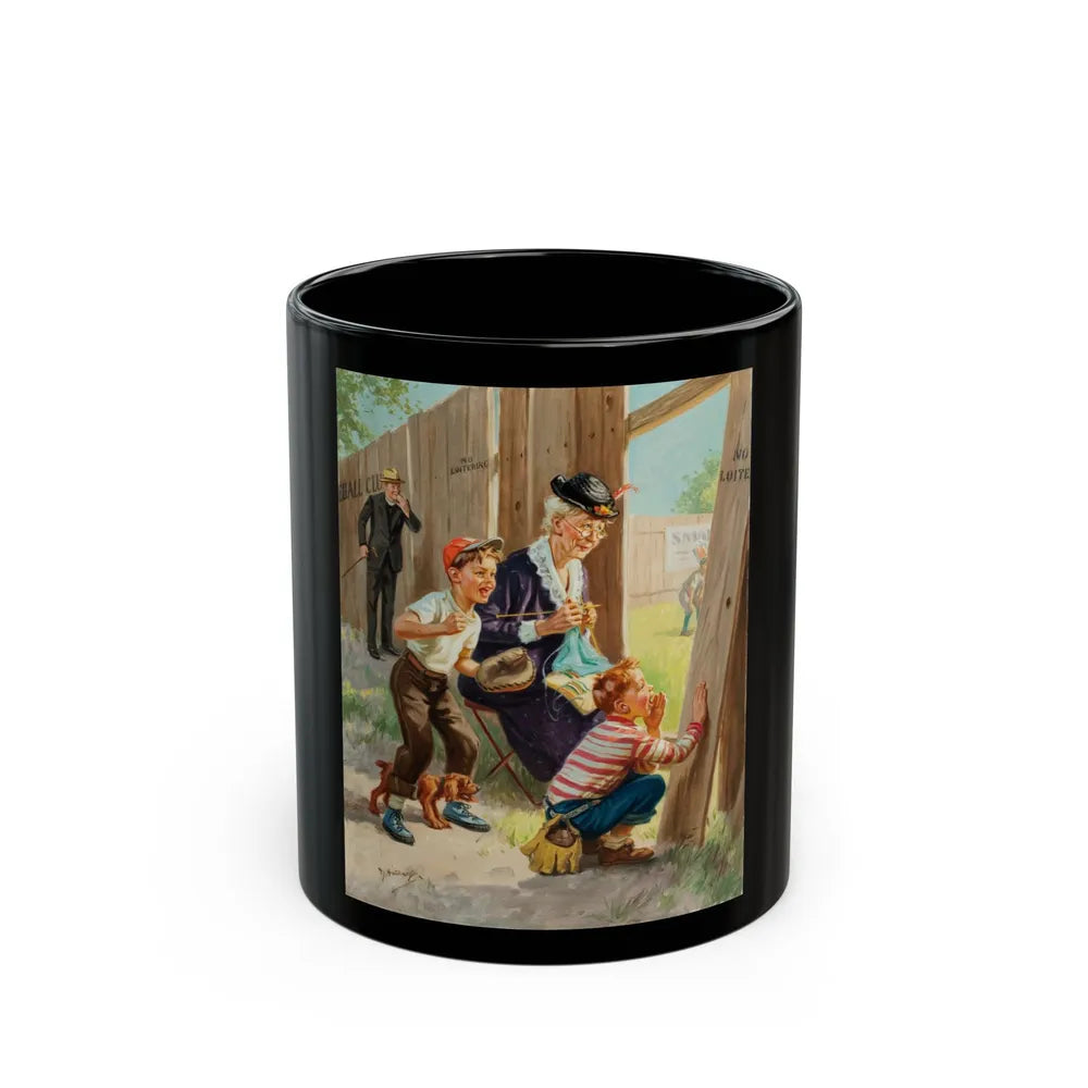 At the Game - Black Coffee Mug-11oz-Go Mug Yourself