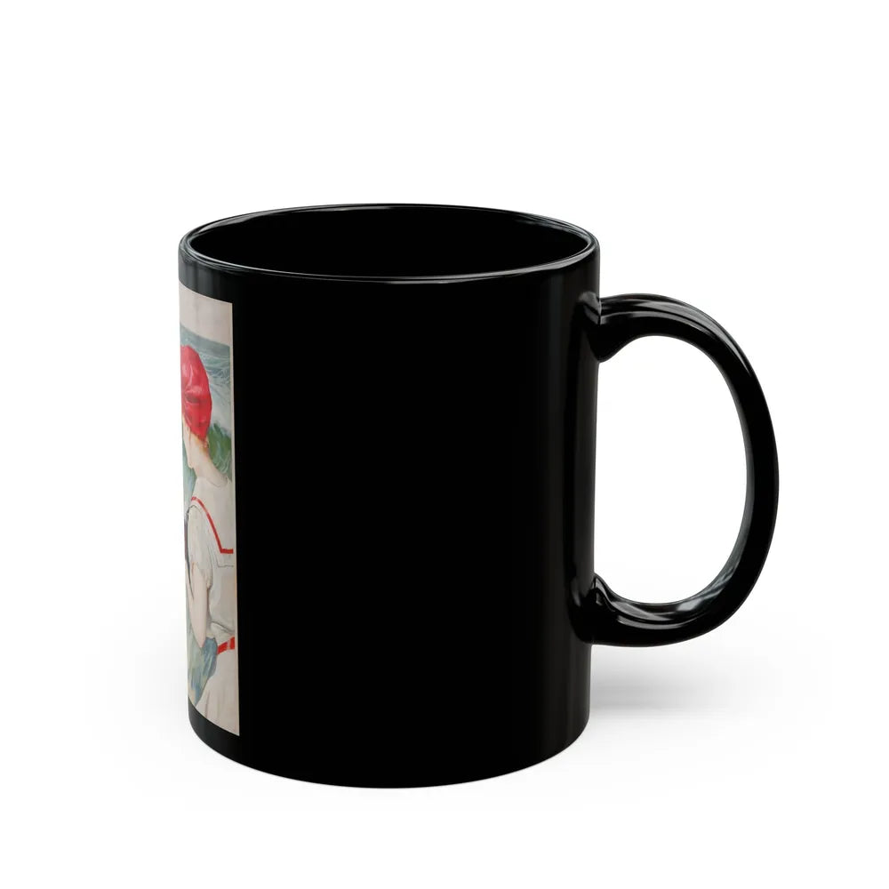 At the Ocean - Black Coffee Mug-Go Mug Yourself