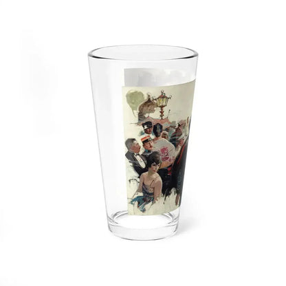 At the Performance, Harper's Bazaar illustration (Magazine Illustration) Pint Glass 16oz - Go Mug Yourself