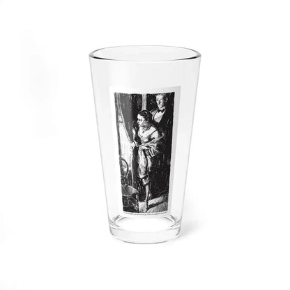 At The Road House (2), Collier's, January 7, 1928 (Magazine Illustration) Pint Glass 16oz 16oz - Go Mug Yourself