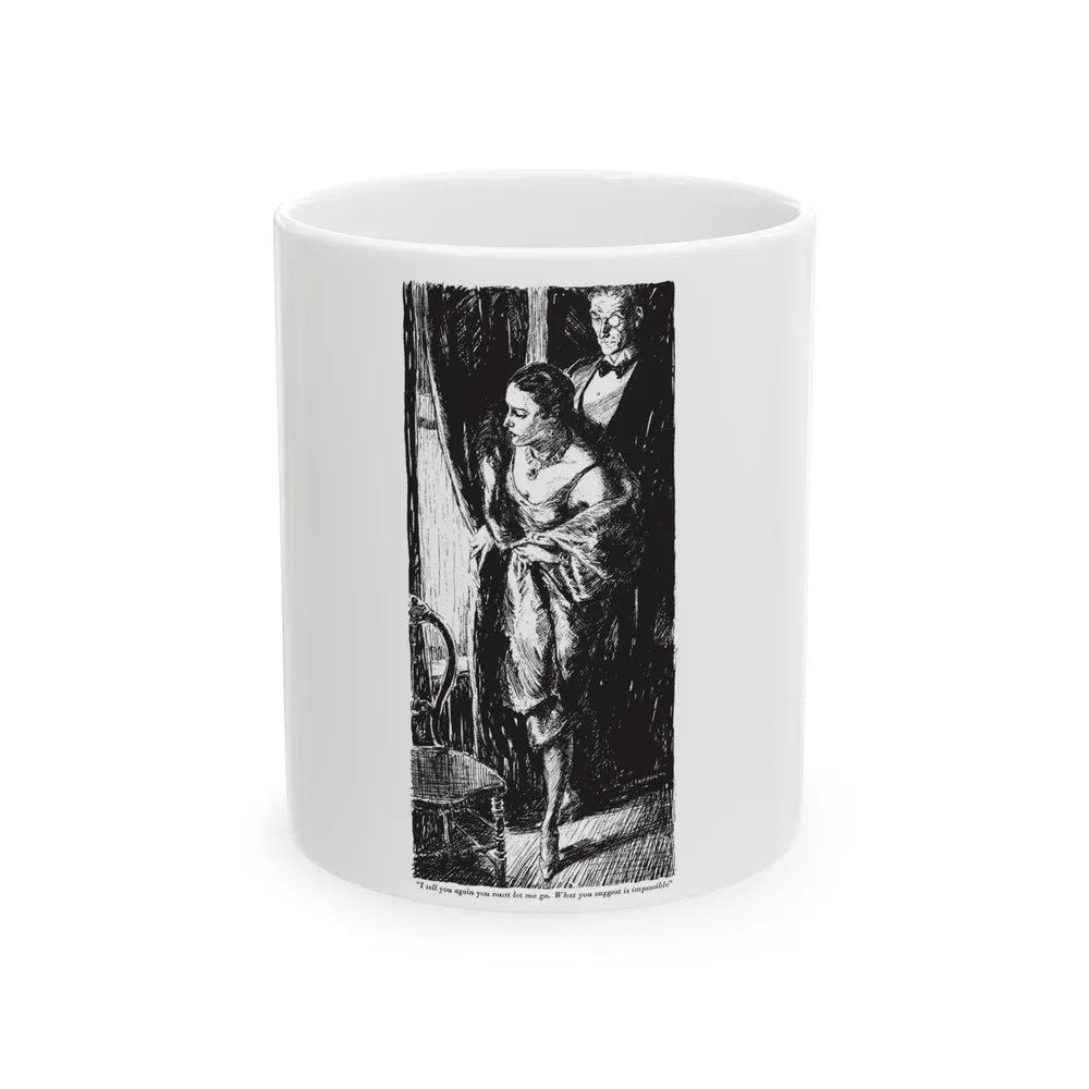 At The Road House (2), Collier's, January 7, 1928 - White Coffee Mug-11oz-Go Mug Yourself