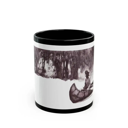 At the Sacred Rock (1), The American Boy, September, 1933 - Black Coffee Mug 11oz - Go Mug Yourself