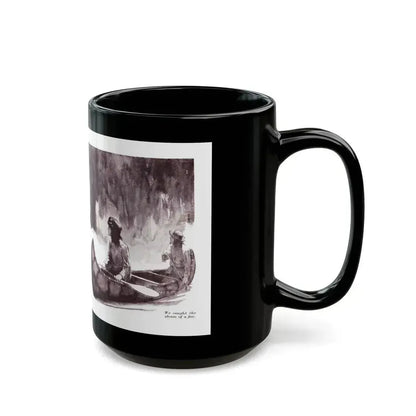 At the Sacred Rock (1), The American Boy, September, 1933 - Black Coffee Mug - Go Mug Yourself