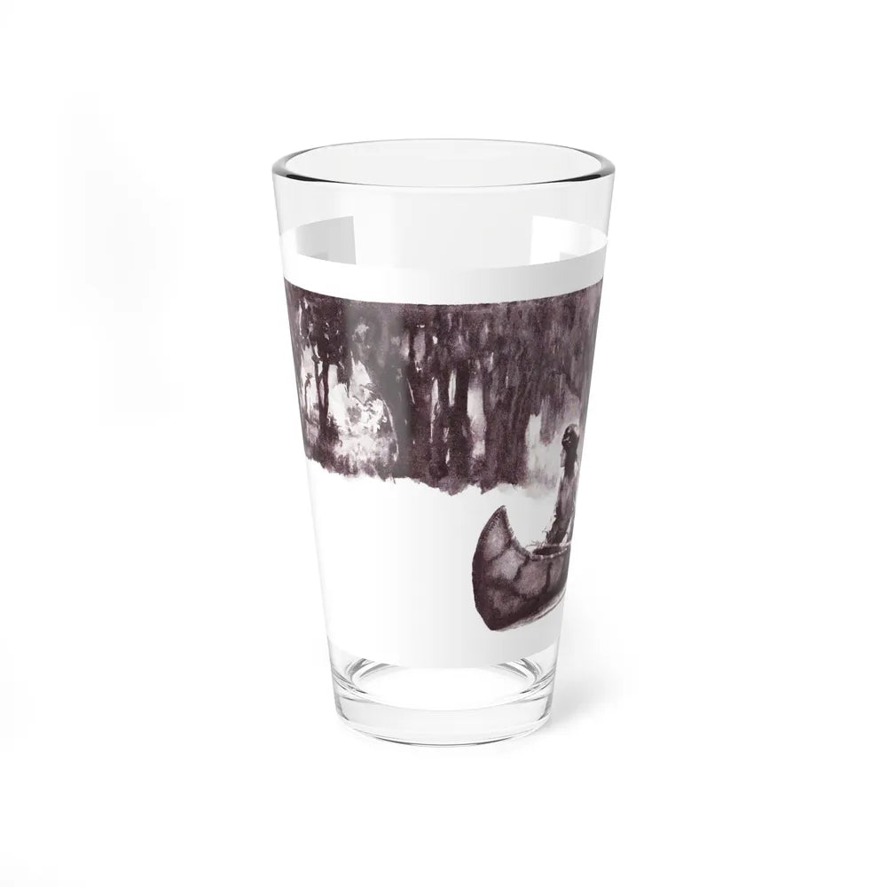 At the Sacred Rock (1), The American Boy, September, 1933 (Magazine Illustration) Pint Glass 16oz-16oz-Go Mug Yourself