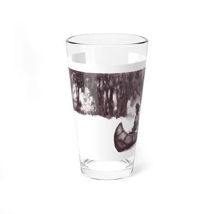 At the Sacred Rock (1), The American Boy, September, 1933 (Magazine Illustration) Pint Glass 16oz 16oz - Go Mug Yourself