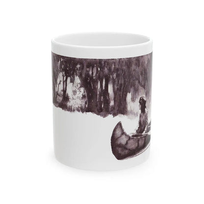 At the Sacred Rock (1), The American Boy, September, 1933 - White Coffee Mug-11oz-Go Mug Yourself