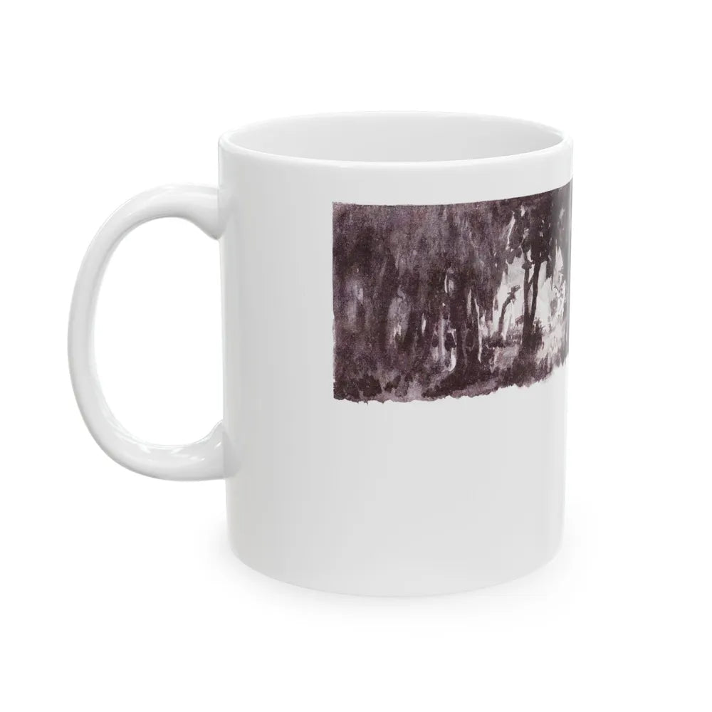 At the Sacred Rock (1), The American Boy, September, 1933 - White Coffee Mug-Go Mug Yourself