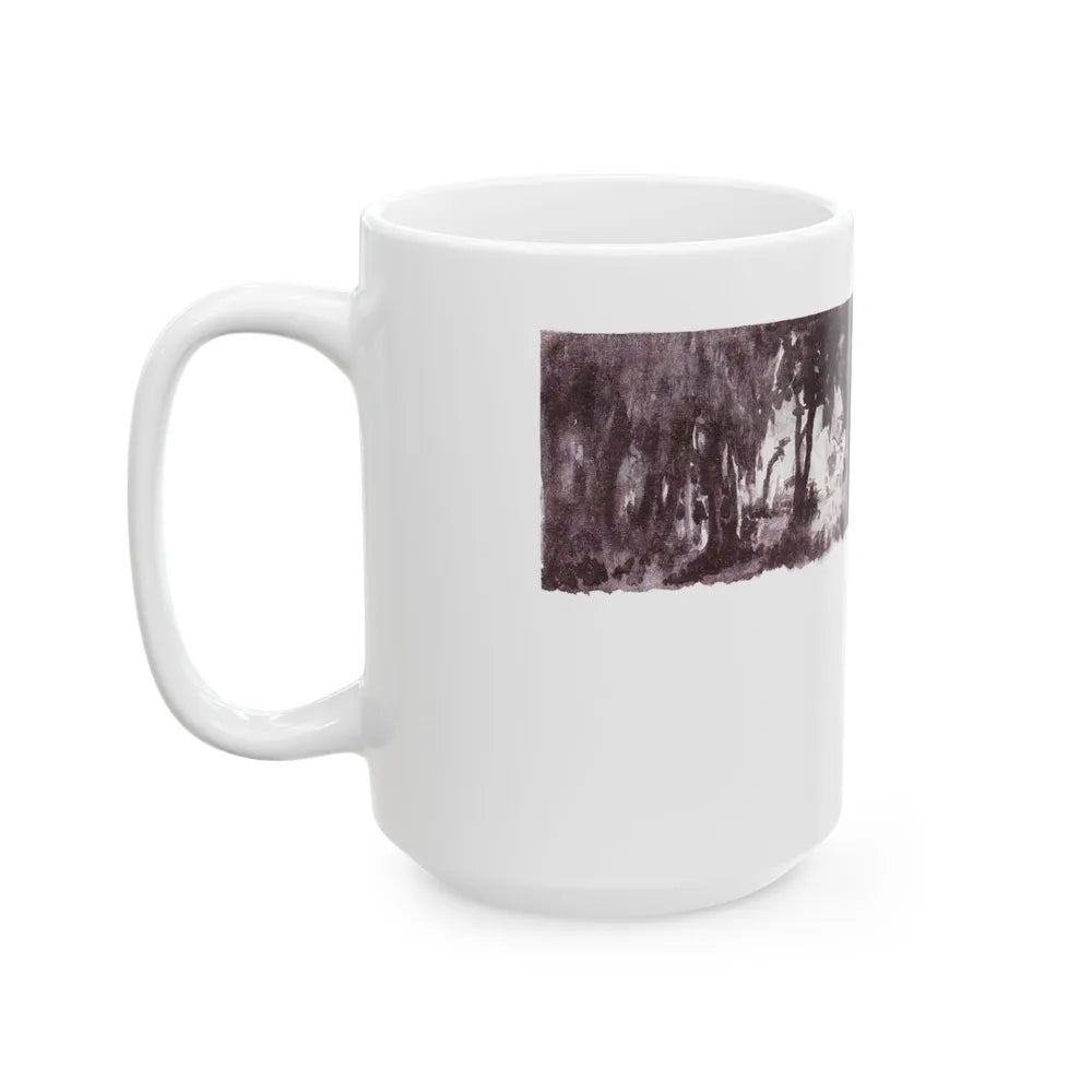 At the Sacred Rock (1), The American Boy, September, 1933 - White Coffee Mug-Go Mug Yourself