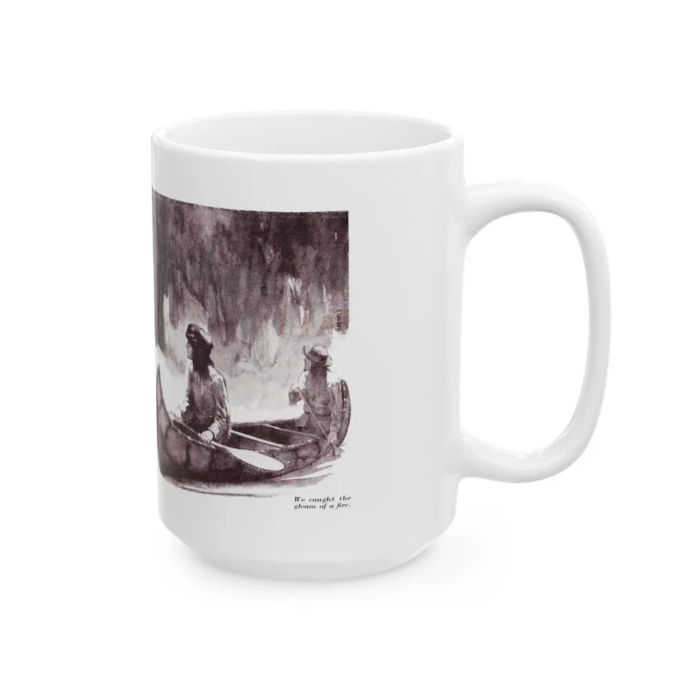 At the Sacred Rock (1), The American Boy, September, 1933 - White Coffee Mug-Go Mug Yourself