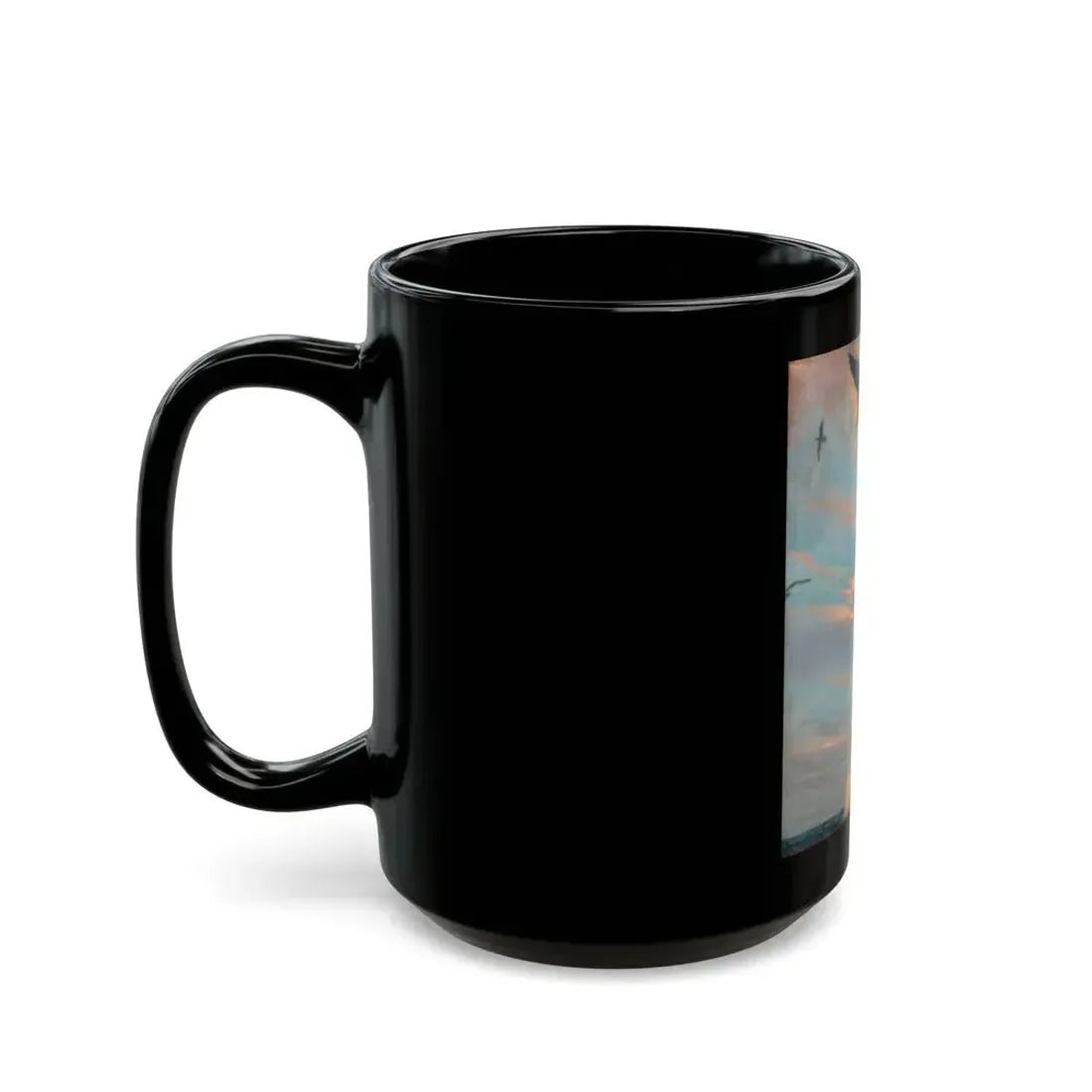 At the Seaside, The American Magazine cover, August 1926 - Black Coffee Mug - Go Mug Yourself