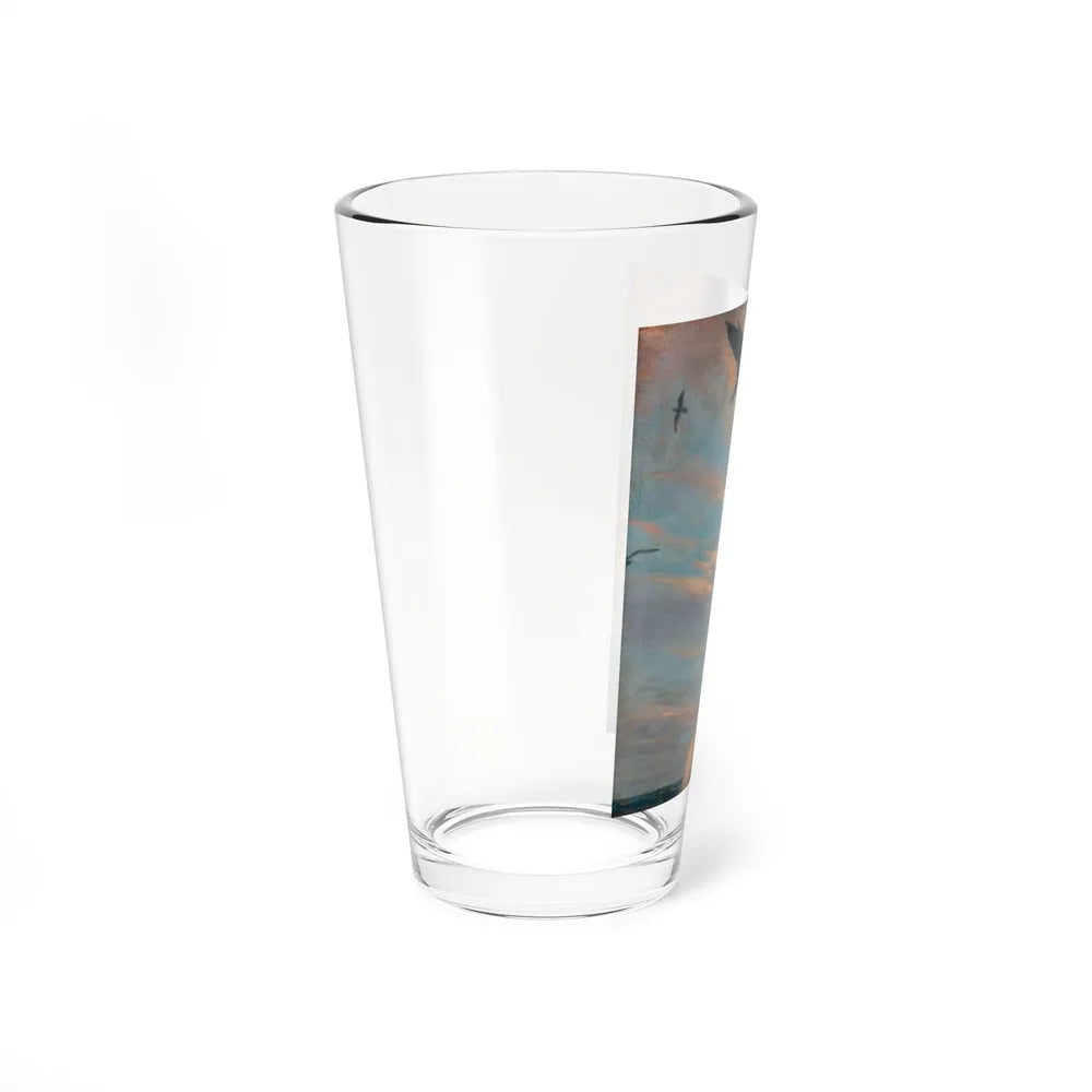 At the Seaside, The American Magazine cover, August 1926 (Magazine Illustration) Pint Glass 16oz-Go Mug Yourself