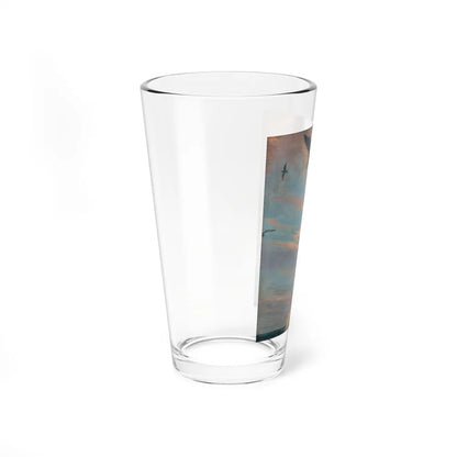 At the Seaside, The American Magazine cover, August 1926 (Magazine Illustration) Pint Glass 16oz-Go Mug Yourself