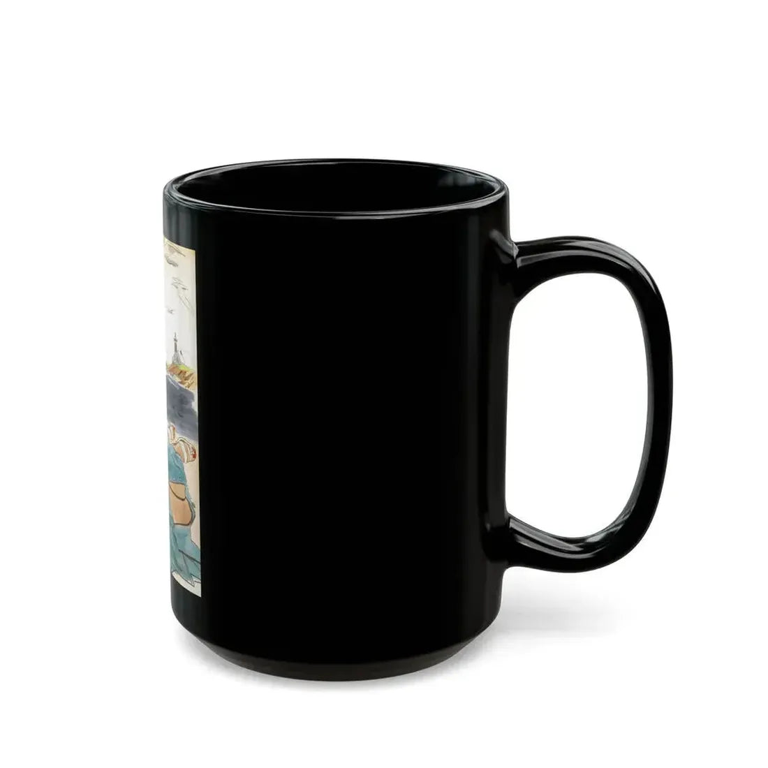 At the Shore - Black Coffee Mug - Go Mug Yourself