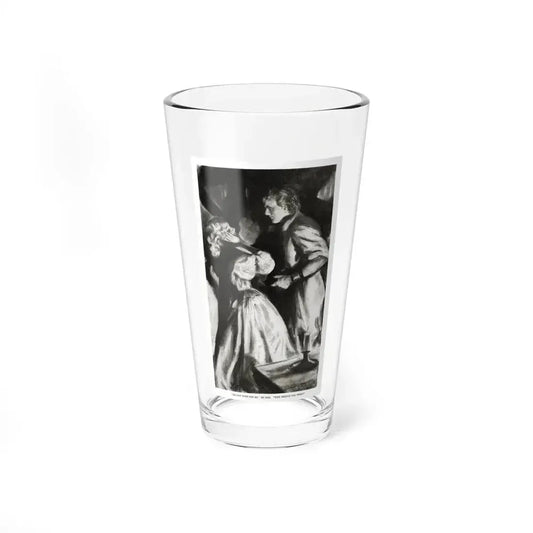 At The Sign of the Falcon, Woman's World, December 1936 (Magazine Illustration) Pint Glass 16oz 16oz - Go Mug Yourself