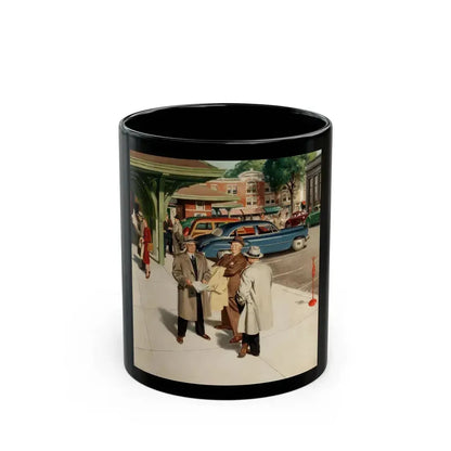 At the Station - Black Coffee Mug 11oz - Go Mug Yourself