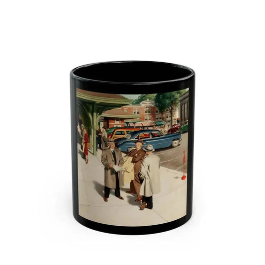 At the Station - Black Coffee Mug 11oz - Go Mug Yourself