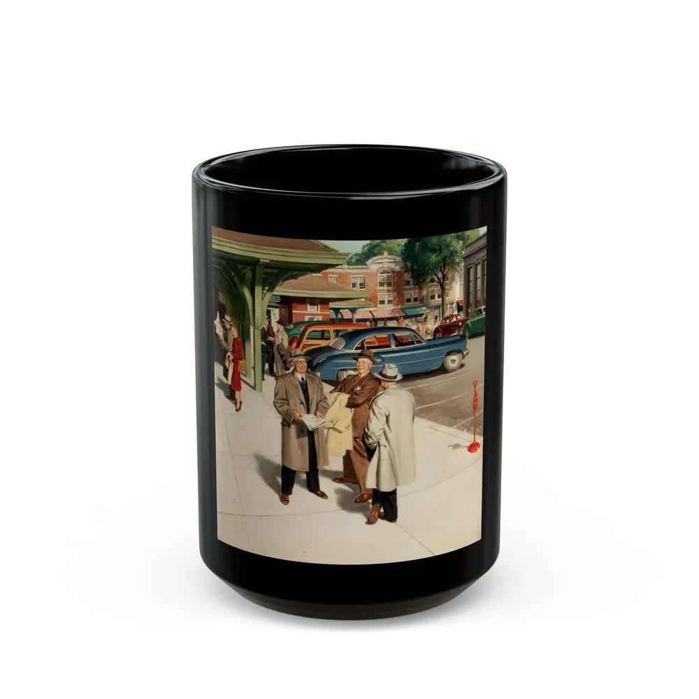 At the Station - Black Coffee Mug-15oz-Go Mug Yourself