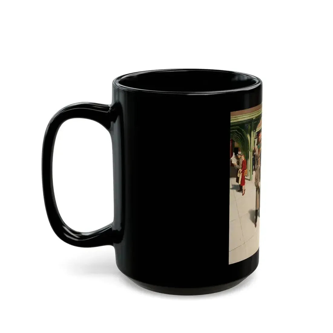 At the Station - Black Coffee Mug - Go Mug Yourself