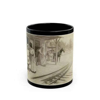 At the Station_1 - Black Coffee Mug 11oz - Go Mug Yourself