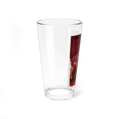 At The Theatre Illustration (undated) (Magazine Illustration) Pint Glass 16oz-Go Mug Yourself