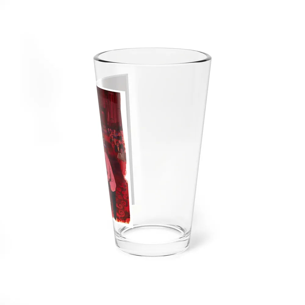 At The Theatre Illustration (undated) (Magazine Illustration) Pint Glass 16oz-Go Mug Yourself